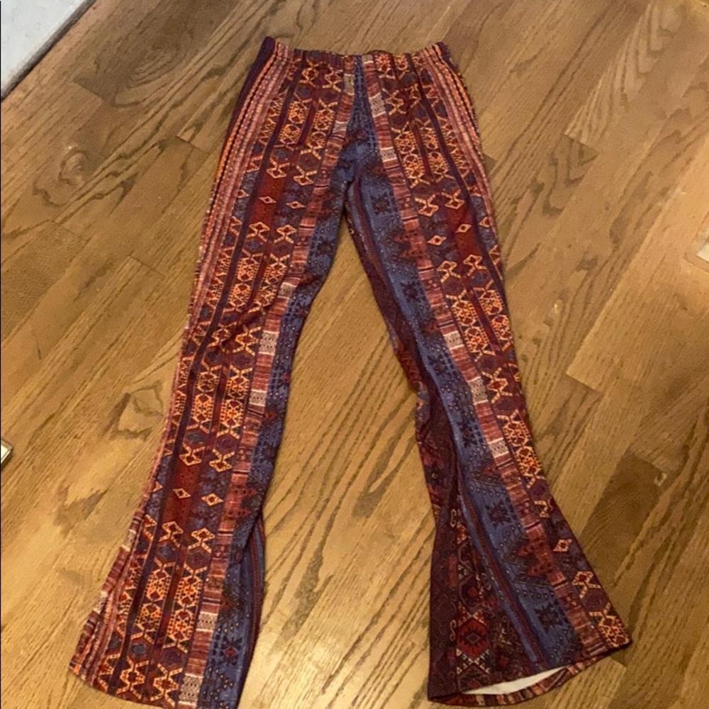 Adorable boho fit and flare pants